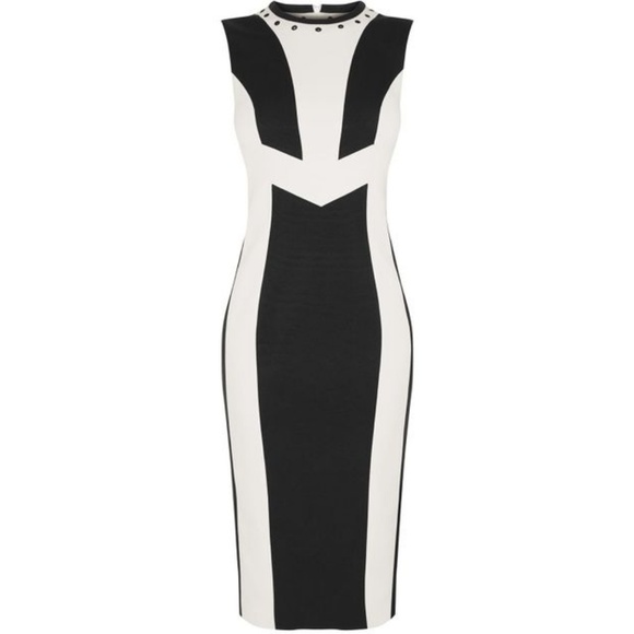 karen millen white pencil dress